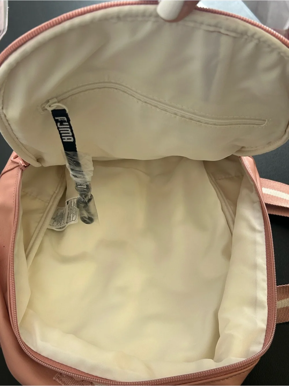 Puma Soft Pink mini backpack FAUX LEATHER